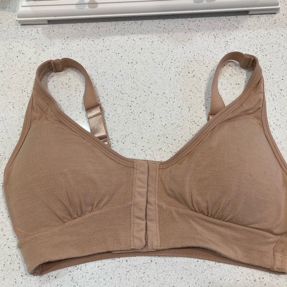 AnaOno front clasp bra in Tan